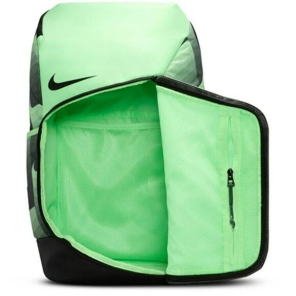 Nike Hoops Elite Backpack Vapor Green Black Grey 32L Basketball Bag FZ7311-376 - Picture 3 of 5